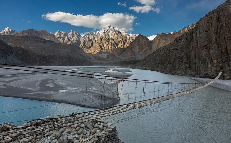 Hunza Valley 14 hussaini suspension bridge
