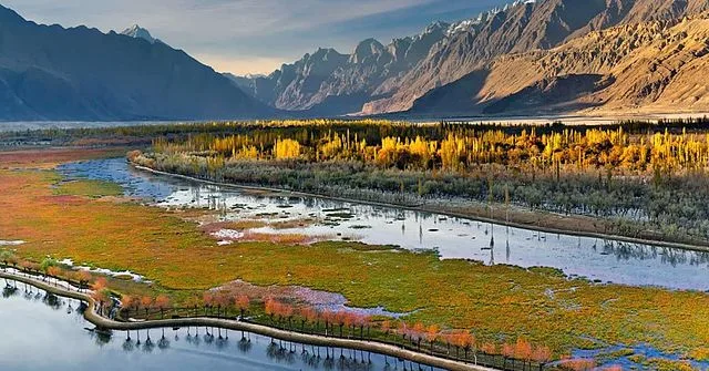Katpana Cold Desert Near Katpana Lake in Skardu 2 best places to visit in skardu with family