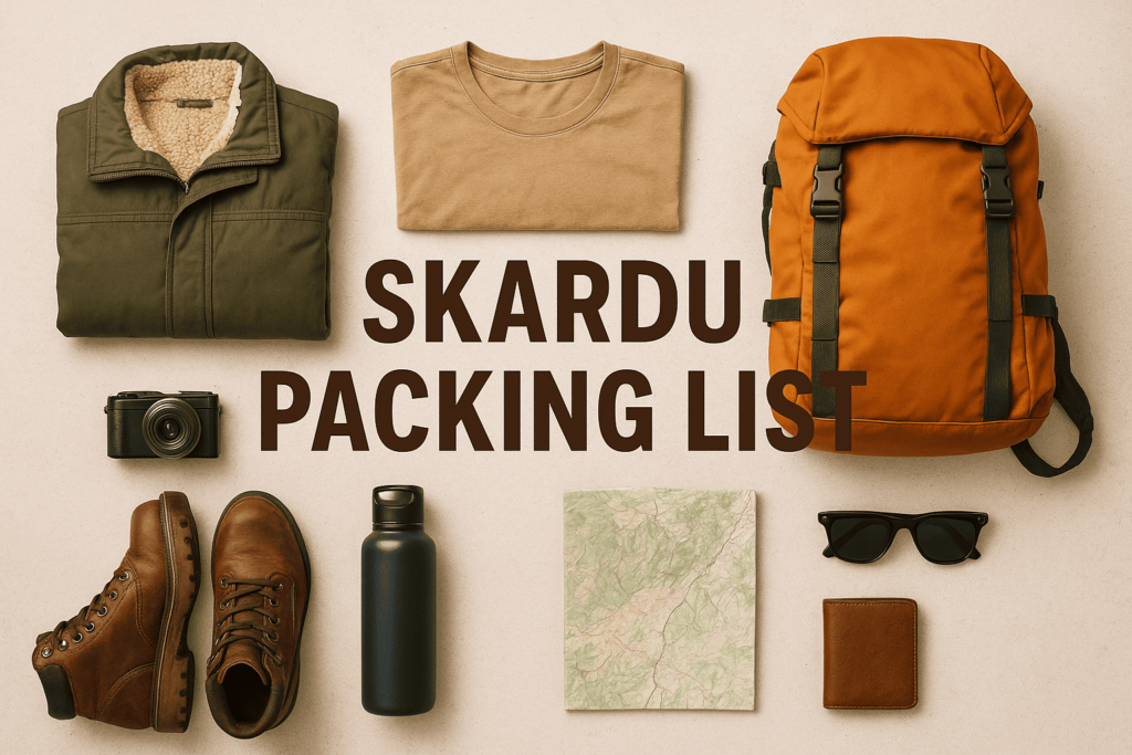 skardu packing list