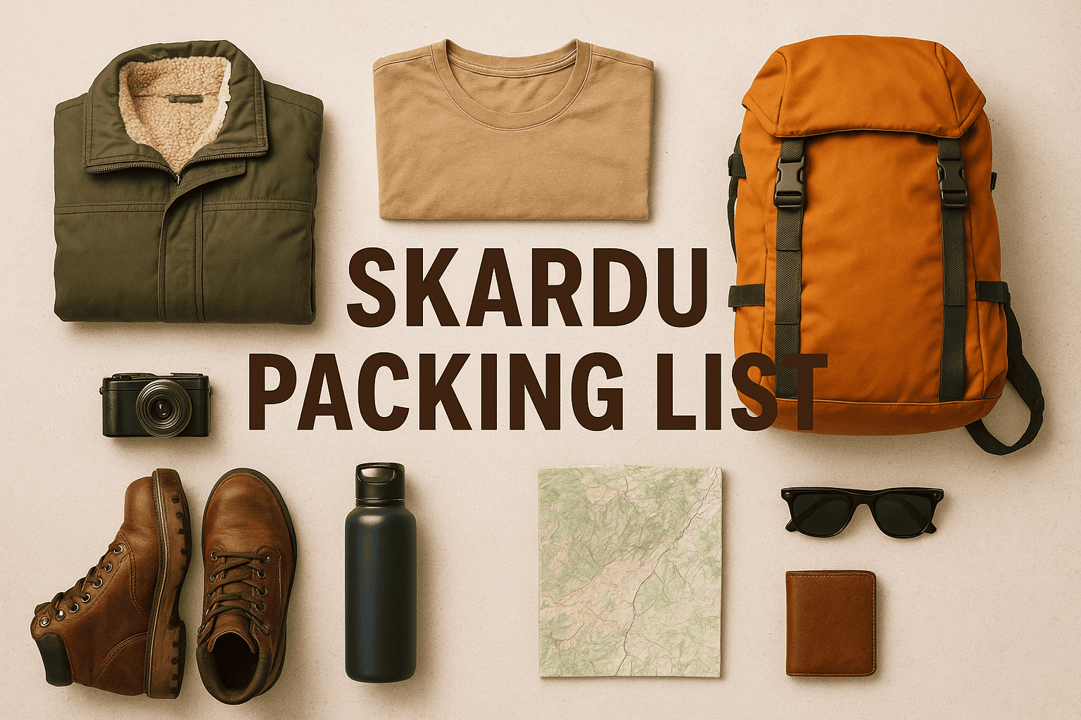 skardu packing list