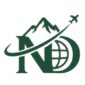 Official logo of Northern Discover featuring green mountains, a globe, and an airplane icon.