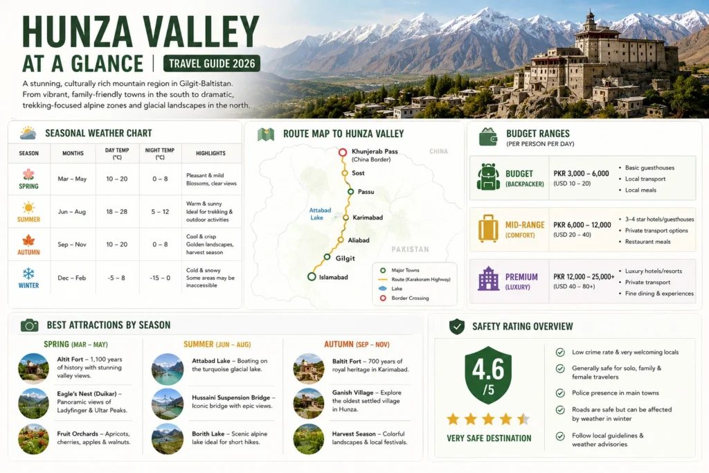 Hunza Valley Micro-Region Map